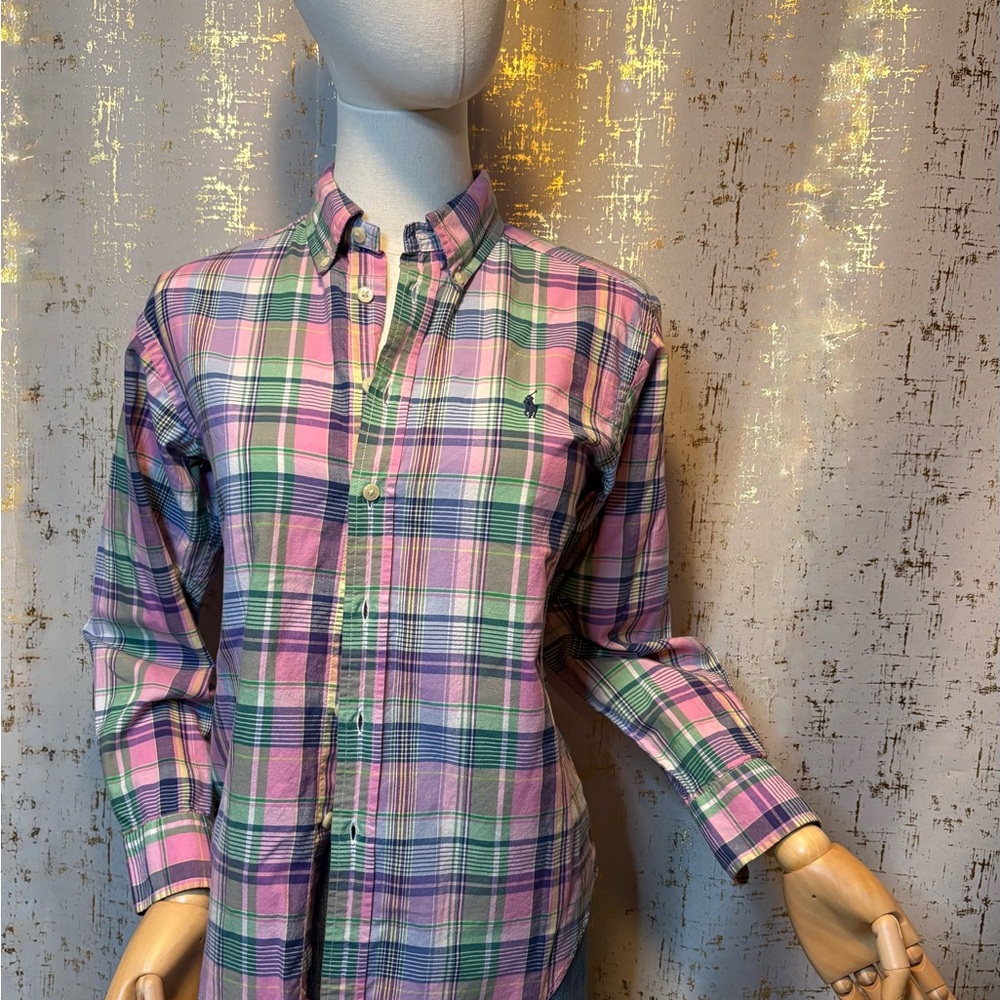 Polo Colorful Plaid Button-Down Shirt